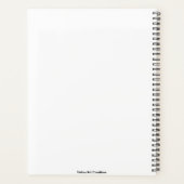 Stone Golem speelt basketbal Fantasy Art Planner (Achterkant)