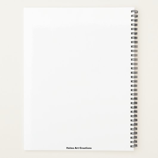 Stone Golem speelt basketbal Fantasy Art Planner (Achterkant)