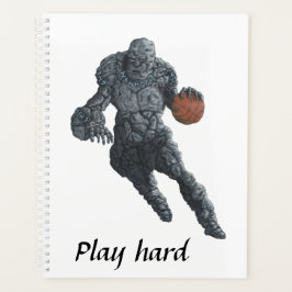 Stone Golem speelt basketbalplanner Planner