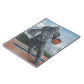 Stone Golem Spelen Basketbal Graphic Notitieboek (Linkerzijde)