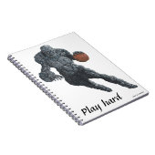 Stone Golem spelen basketbal spiraal Notitieboek (Rechterzijde)
