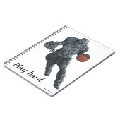 Stone Golem spelen basketbal spiraal Notitieboek (Linkerzijde)