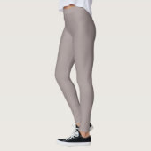 Stone Grey Comfort Leggings voor alledaagse Draag (Links)