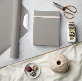 Stone Grey Matte Wrapping Paper Cadeaupapier