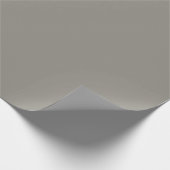 Stone Grey Matte Wrapping Paper Cadeaupapier (Hoek)
