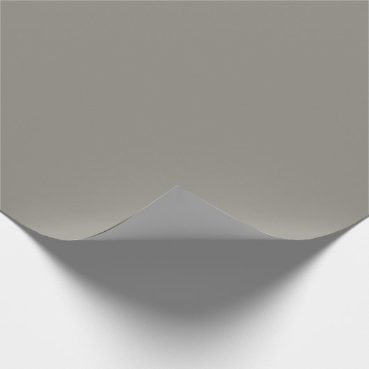 Stone Grey Matte Wrapping Paper Cadeaupapier (Hoek)
