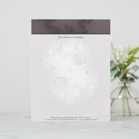 Stone Guardian - Fractal Art Gepersonaliseerd Briefhoofd (Staand voorkant)