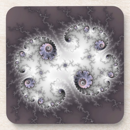 Stone Guardian - Fractal Art Onderzetter (Voorkant)