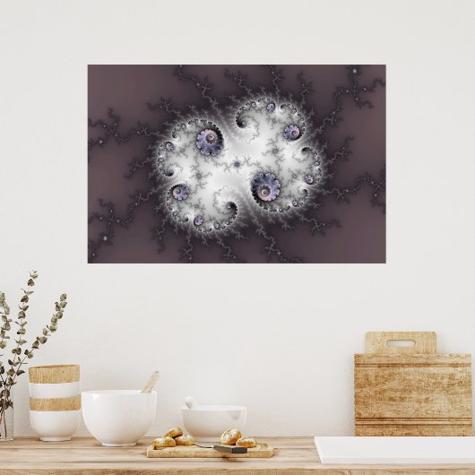 Stone Guardian - Fractal Art Poster (Keuken)