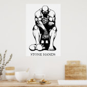 Stone Hands Boxer Poster (Keuken)