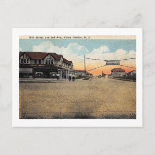 Stone Harbor, Vintage van New Jersey Briefkaart