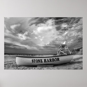 Stone Harbour Beach, NJ Poster