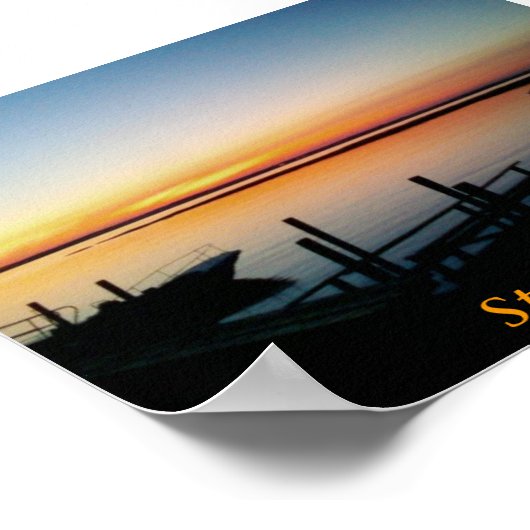 Stone Harbour Dock Print (Hoek)