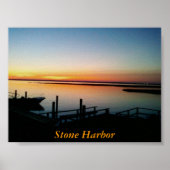 Stone Harbour Dock Print (Voorkant)