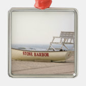 Stone Harbour Lifeguard Boat Ornament (Voorkant)