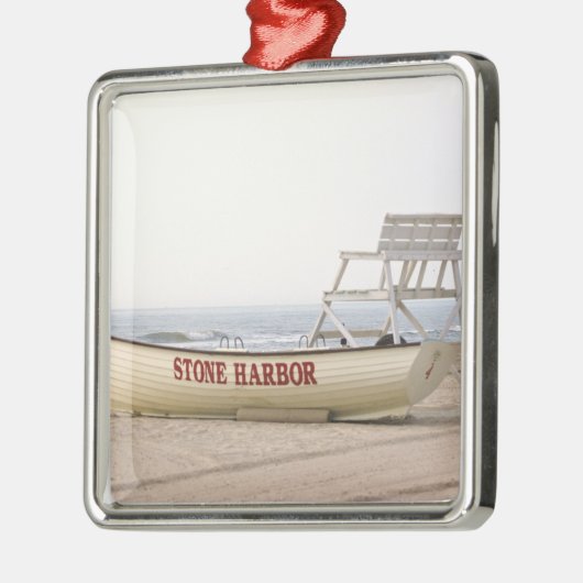 Stone Harbour Lifeguard Boat Ornament (Links)