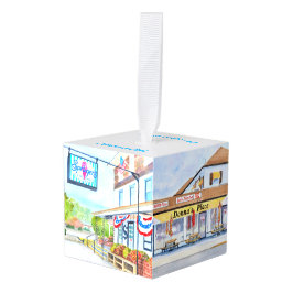 Stone Harbour New Jersey Cube Kerstversiering Decoratie