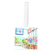 Stone Harbour New Jersey Cube Kerstversiering Decoratie (Voorkant)