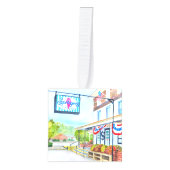 Stone Harbour New Jersey Cube Kerstversiering Decoratie (Voorkant)