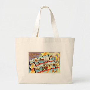 Stone Harbour New Jersey NJ Old  Briefkaart- Grote Tote Bag