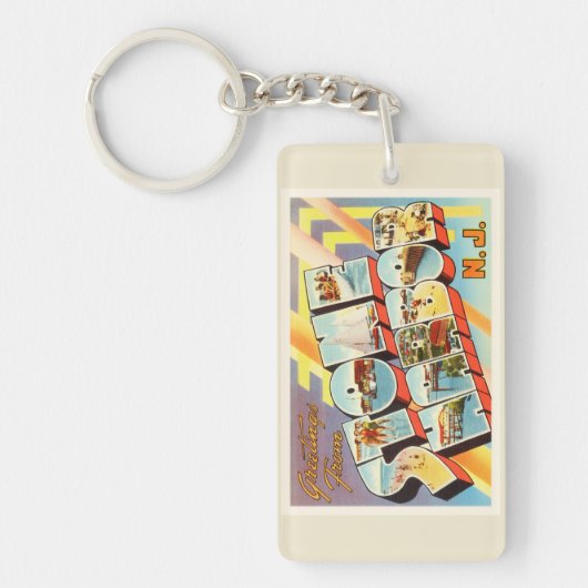 Stone Harbour New Jersey NJ Old  Briefkaart- Sleutelhanger (Voorkant)