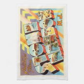 Stone Harbour New Jersey NJ Old  Briefkaart- Theedoek (Verticaal)