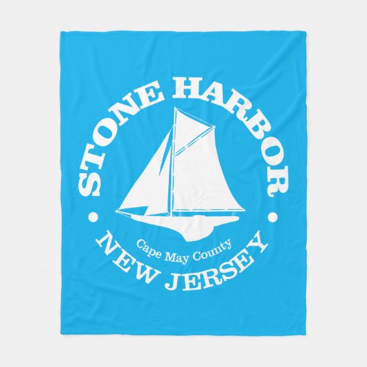Stone Harbour (sloep) Fleece Deken (Voorkant)