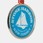 Stone Harbour (sloep) Metalen Ornament (Rechts)