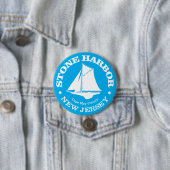 Stone Harbour (sloep) Ronde Button 7,6 Cm (In situ)