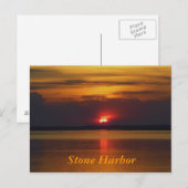 Stone Harbour Sunset Briefkaart (Voorkant / Achterkant)