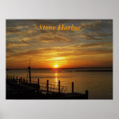 Stone Harbour Sunset Print (Voorkant)