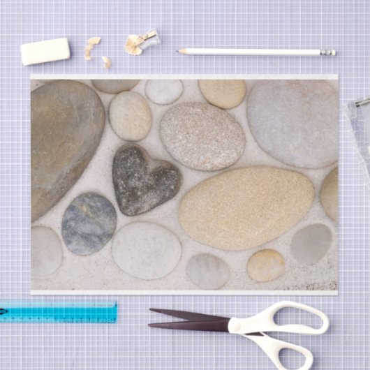 Stone hart tissuepapier (Craft)