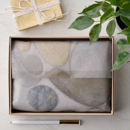 Stone hart tissuepapier (Geschenk)