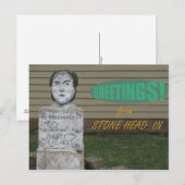 Stone Head, IN Briefkaart (Voorkant / Achterkant)