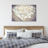 Stone Heart Canvas Afdruk (Insitu (Slaapkamer))