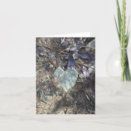 Stone Heart Notecard (liefde is overal) Kaart