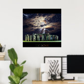 Stone-henge Ancient Standing Stones Mystical Art Poster (Thuiskantoor)