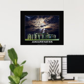 STONE HENGE Awareness Motivatie Art Poster (Thuiskantoor)