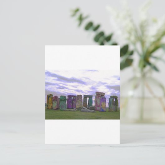 Stone Henge Briefkaart (Staand voorkant)
