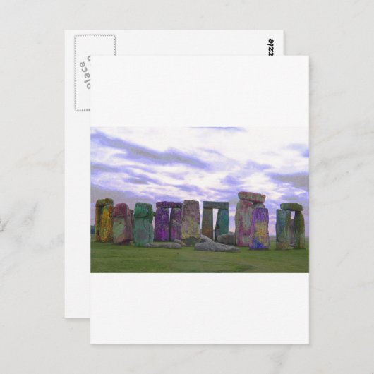 Stone Henge Briefkaart (Voorkant / Achterkant)