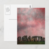 Stone Henge Texural Briefkaart (Voorkant / Achterkant)