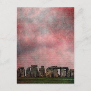 Stone Henge Texural Briefkaart