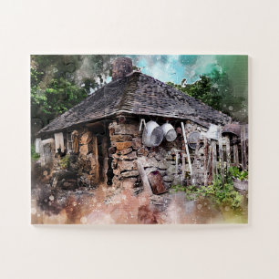 STONE HOUSE HOBBIT HOUSE PUZZZLE LEGPUZZEL