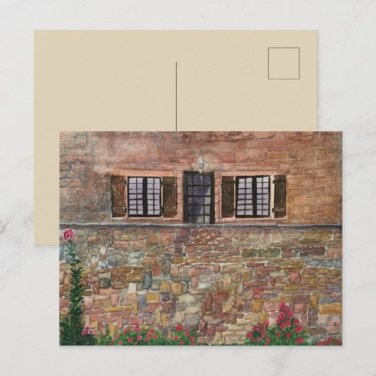 STONE HOUSE POST CARD BRIEFKAART (Voorkant / Achterkant)
