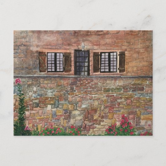 STONE HOUSE POST CARD BRIEFKAART (Voorkant)