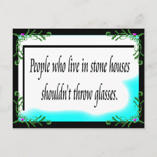 Stone Houses Briefkaart