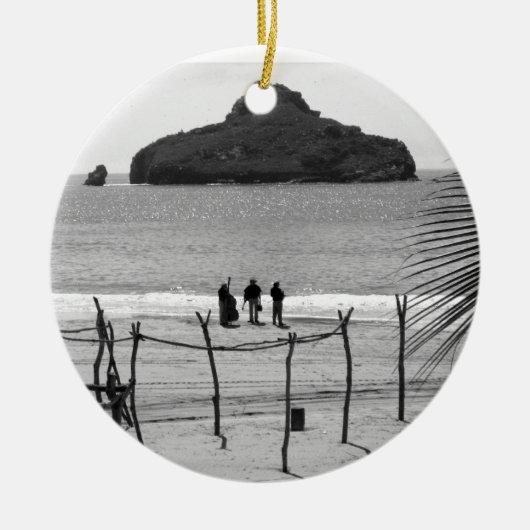 Stone Island, Mexico Keramisch Ornament (Voorkant)