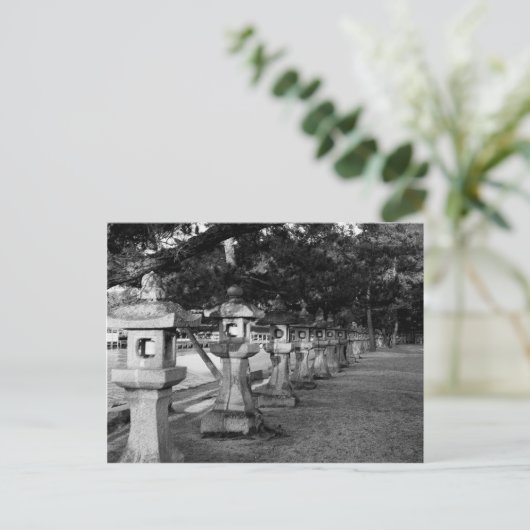 Stone Lantern Briefkaart (Staand voorkant)