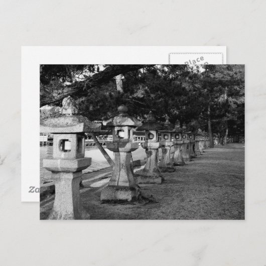 Stone Lantern Briefkaart (Voorkant / Achterkant)