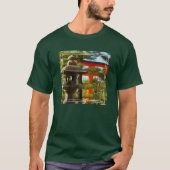Stone Lantern en Torii Gate T-shirt (Voorkant)